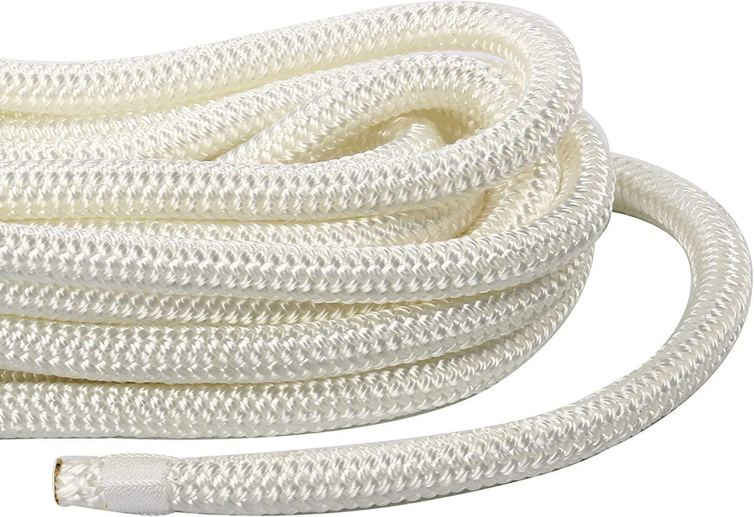 FreeTec 2tlg Bootsseil Boot Fenderleine Nylon Dockline Festmacherleine Fenderseil mit Auge 12mm Durc
