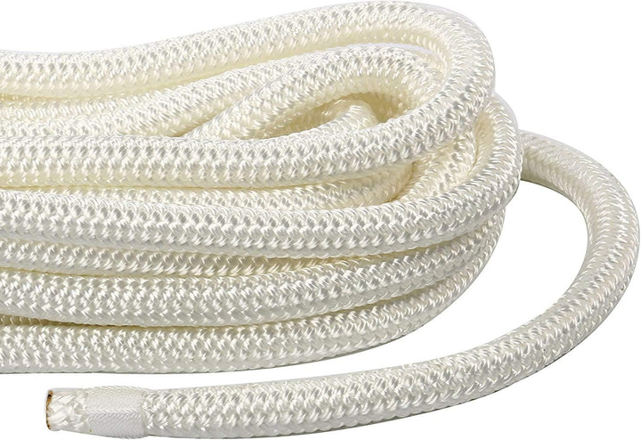 FreeTec 2tlg Bootsseil Boot Fenderleine Nylon Dockline Festmacherleine Fenderseil mit Auge 12mm Durc