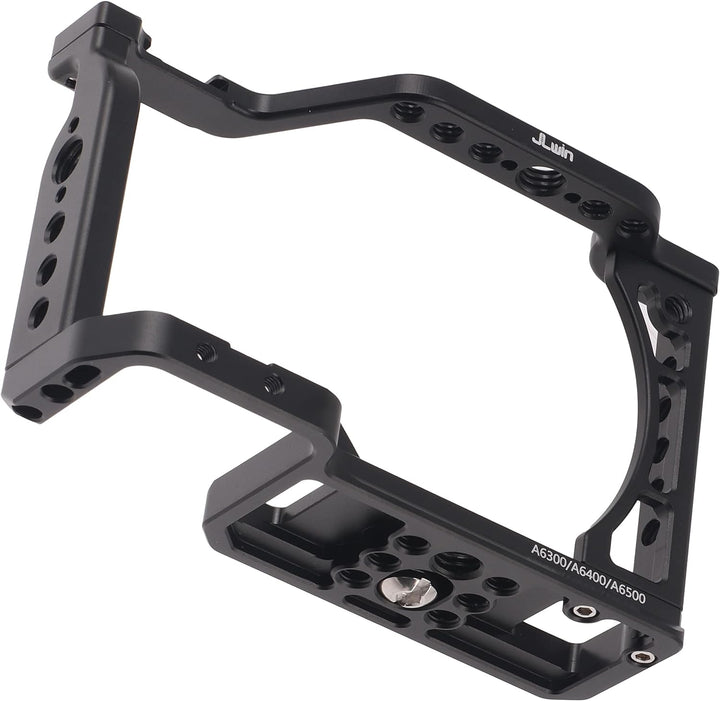 A6000 A6500 Cage, Hersmay Kamerakäfig Aluminium Camera Cage für Sony A6500 A6400 A6300 A6000 A6100