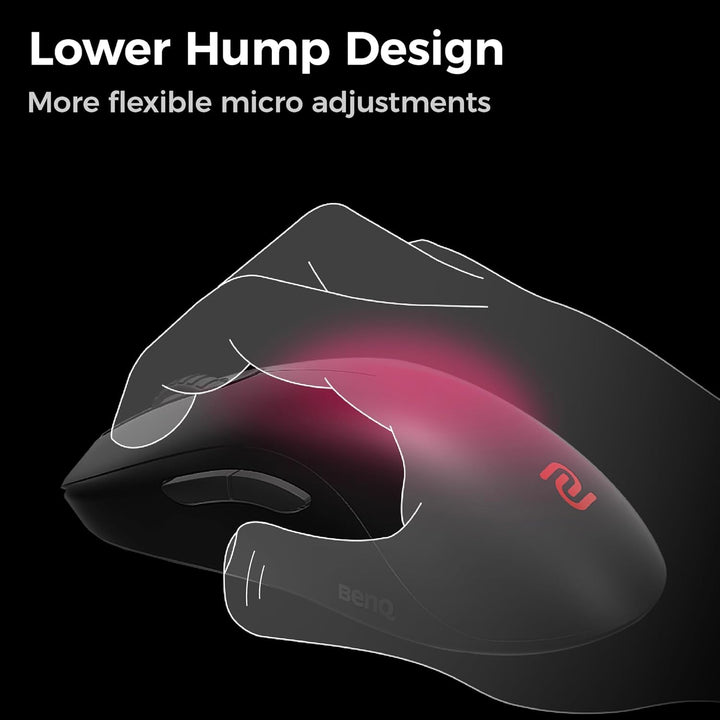 BenQ Zowie FK2-DW Kabellose Gaming eSoports Maus, Symmetrical, 4K Enhanced Receiver, 65g, Driverless