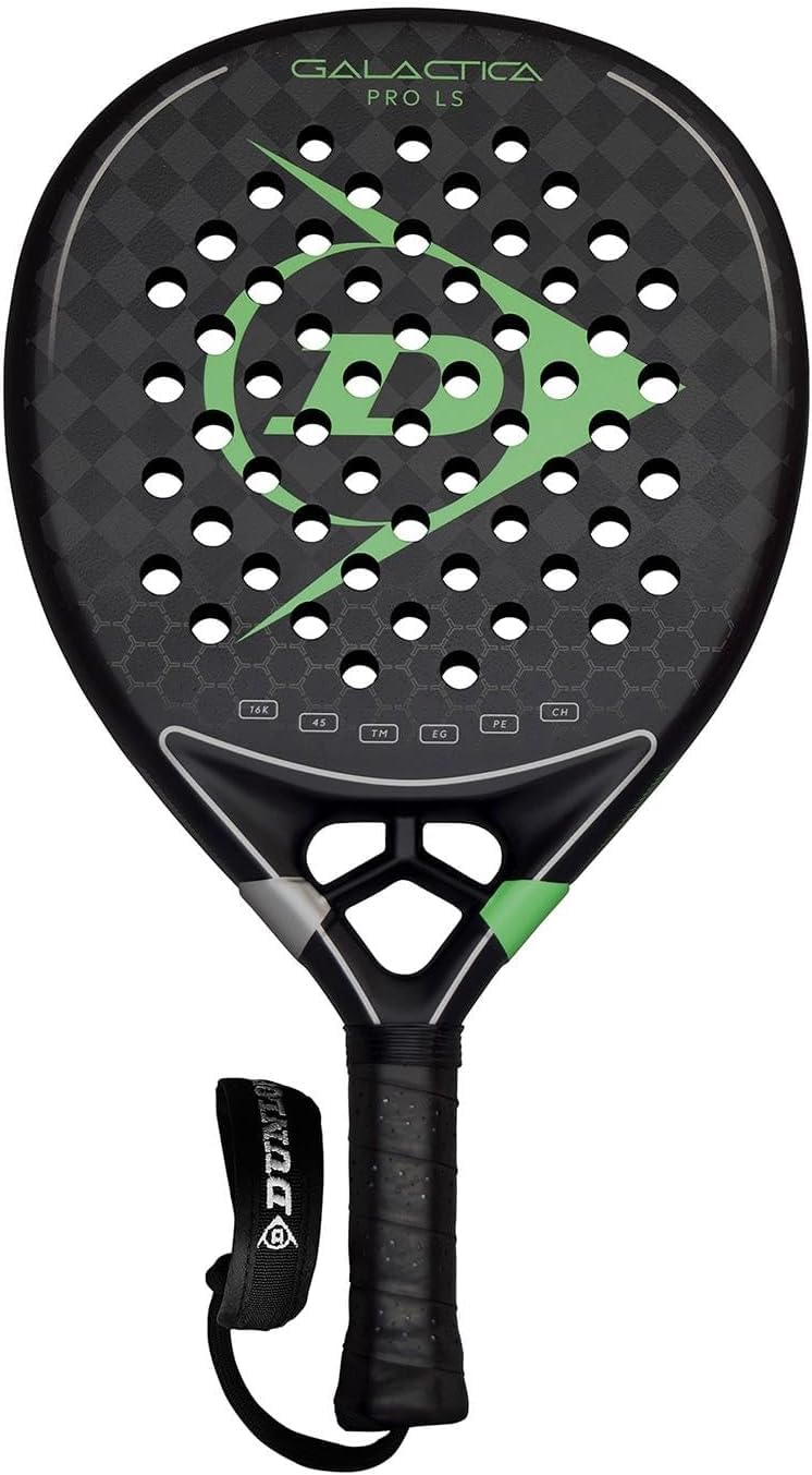 Dunlop Padelschläger Einheitsgrösse Schwarz/Grün V25, Einheitsgrösse Schwarz/Grün V25