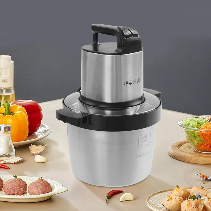 Zerkleinerer Elektrisch Gross, 1500W Elektrische Küchenhäcksler 6,5 L Universalzerkleinerer für Obst
