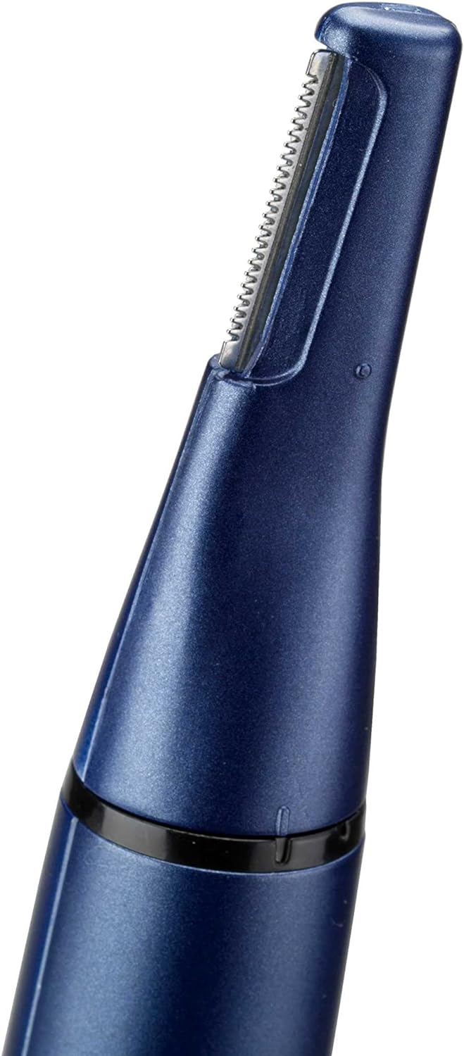 BaByliss 5-in-1 Mini Trimmer, Blue Edition, Nasen- & Ohrenhaartrimmer, Augenbrauentrimmer, Grooming-