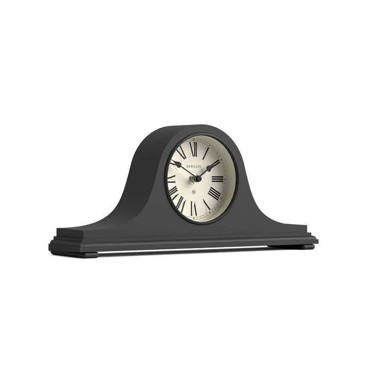 NEWGATE® Time Machine Kaminsims Uhr | Klassisches Design des napoleonhutes | Dunkelgrau | Römische z