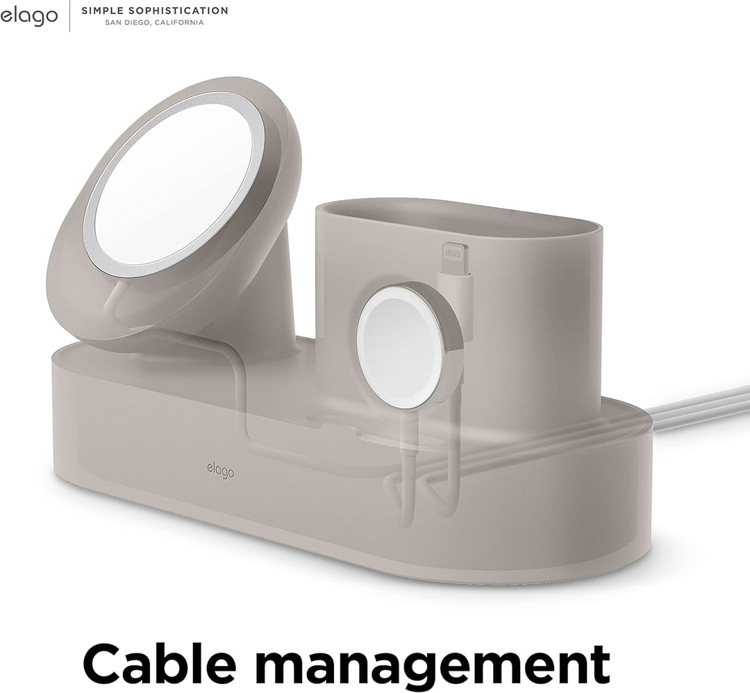 elago MS2 Ladestation Kompatibel mit MagSafe Ladegerät, Kompatibel mit iPhone 16/15/14/13/12, Kompat