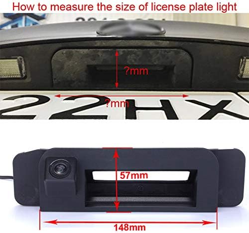 Wasserdicht 170 ° Umkehrbare Fahrzeug-spezifische Griffleiste Kamera Integriert in Koffergriff Rücka