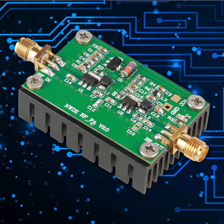 3W HF-Leistungsverstärker 2MHz-700MHz HF-UKW-UHF-FM-Sender HF-Breitband-Verstärker mit hoher Verstär