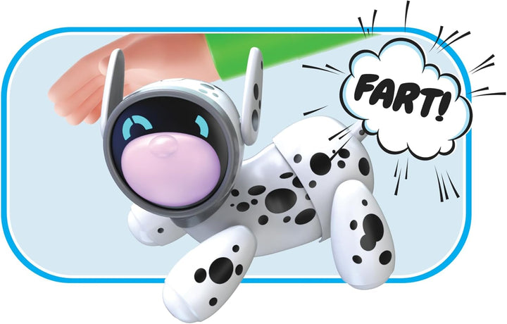 Silverlit - Ycoo - Robo-Hund Jiggo – Interaktiver Roboterhund mit Fernsteuerung – Leuchtende Emotion