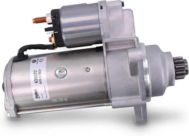 VALEO 438077 Starter Nennleistung: 2 kW Stop & Start: NO Zähnezahl: 11 zähne Spannung: 12 V Drehrich
