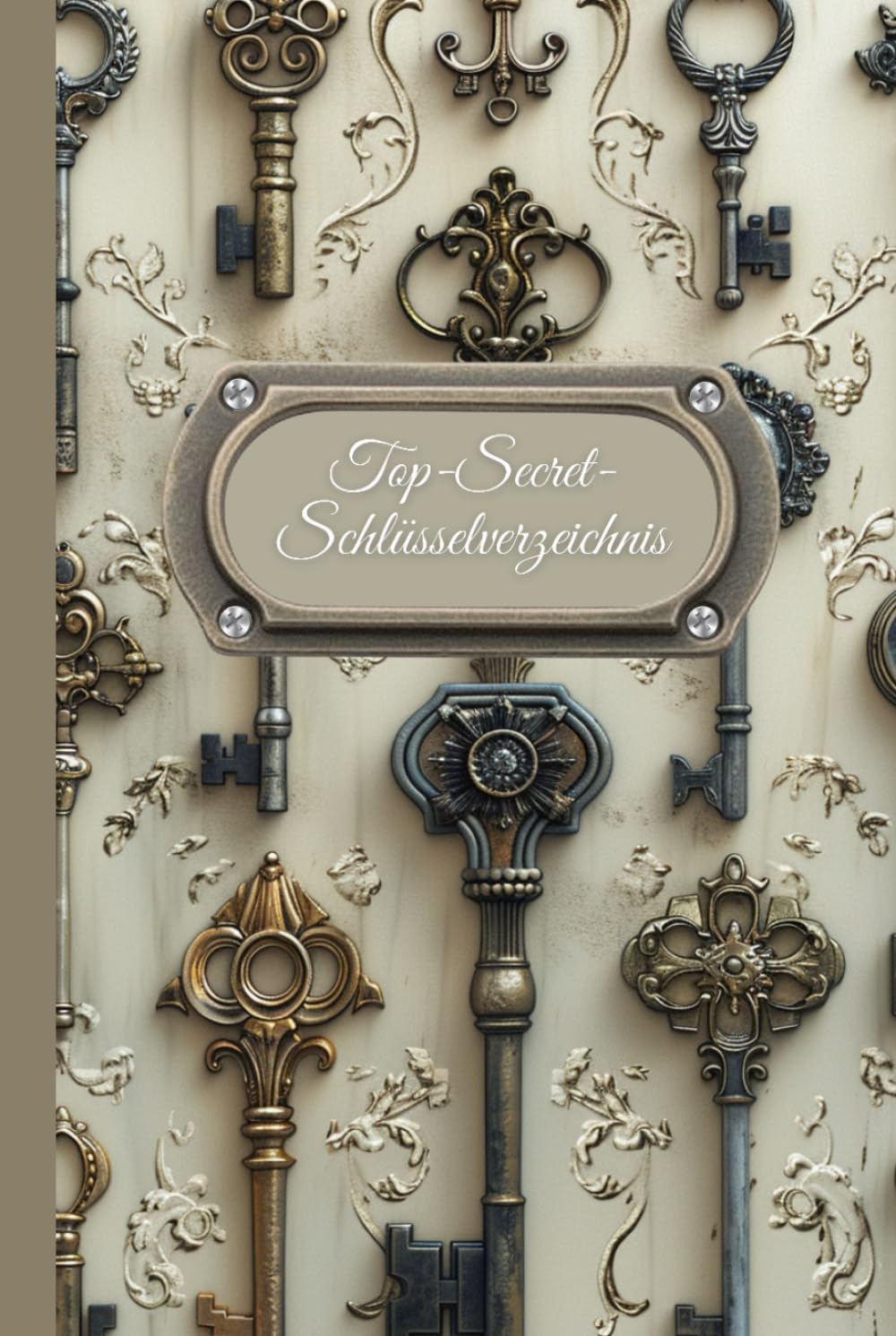 Passwort Buch "Top-Secret-Schlüsselverzeichnis": mit A-Z Register für Webseiten und Spezialseiten fü