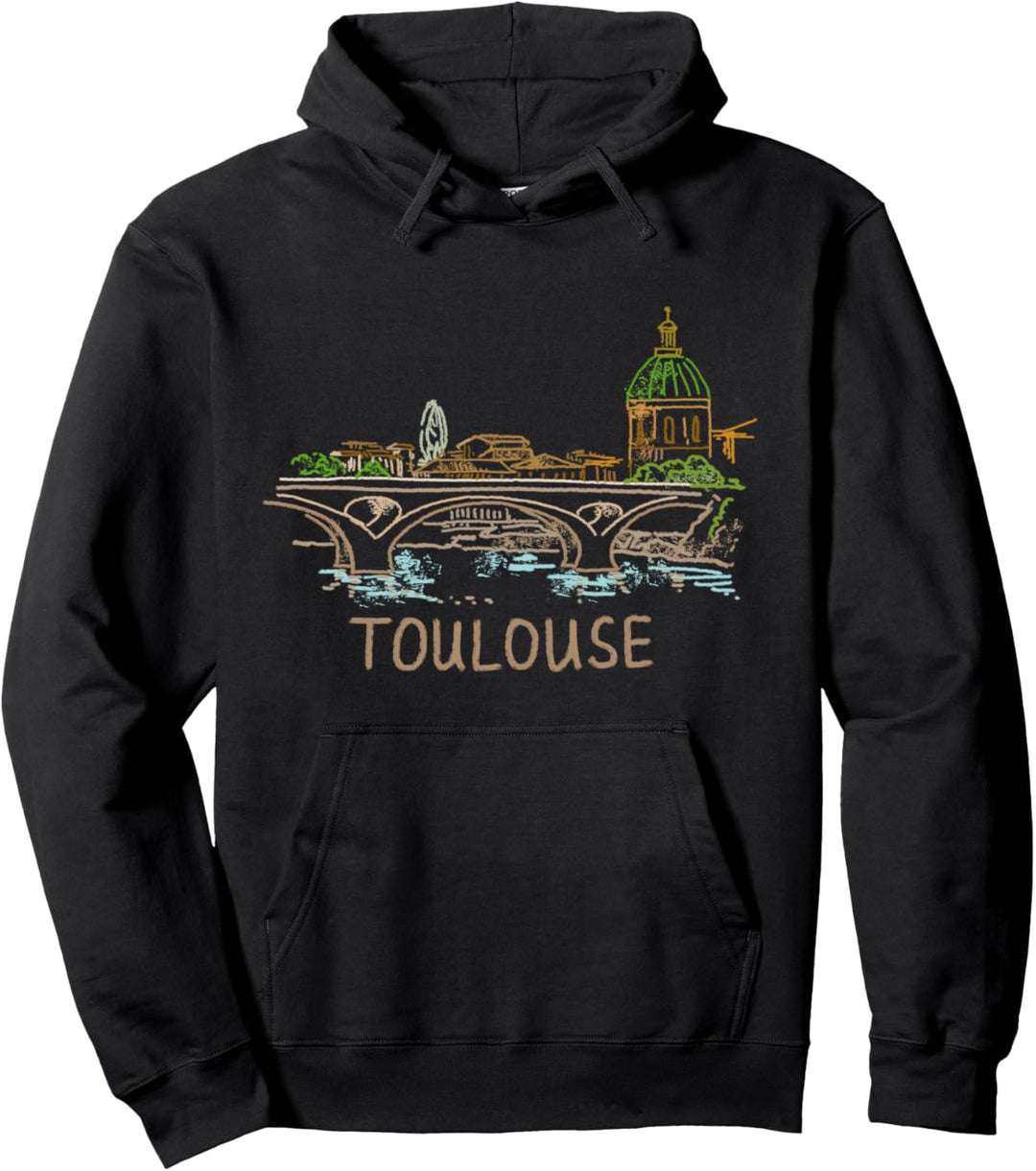 Toulouse Frankreich Kunstgeschenk Männer Frauen Pullover Hoodie