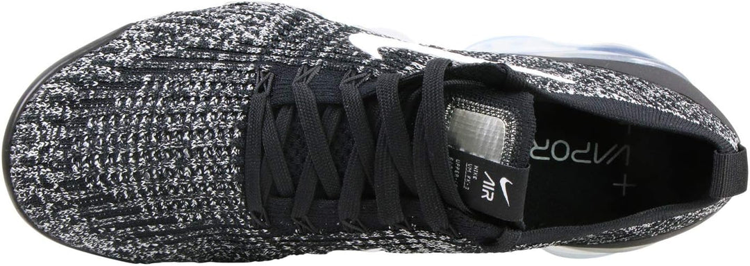 Nike Air Vapormax Flyknit 3 Herren Leichtathletik-Schuh 40 EU Mehrfarbig Black White Metallic Silver