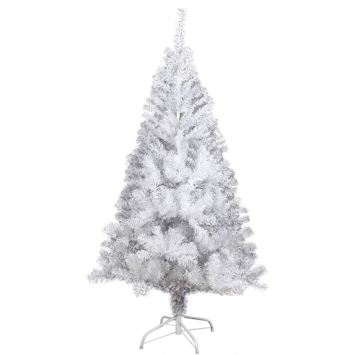 120cm Weihnachtsbaum Künstlich Weiss unechter Tannenbaum mit Metall Christbaum Ständer Schwer entfla