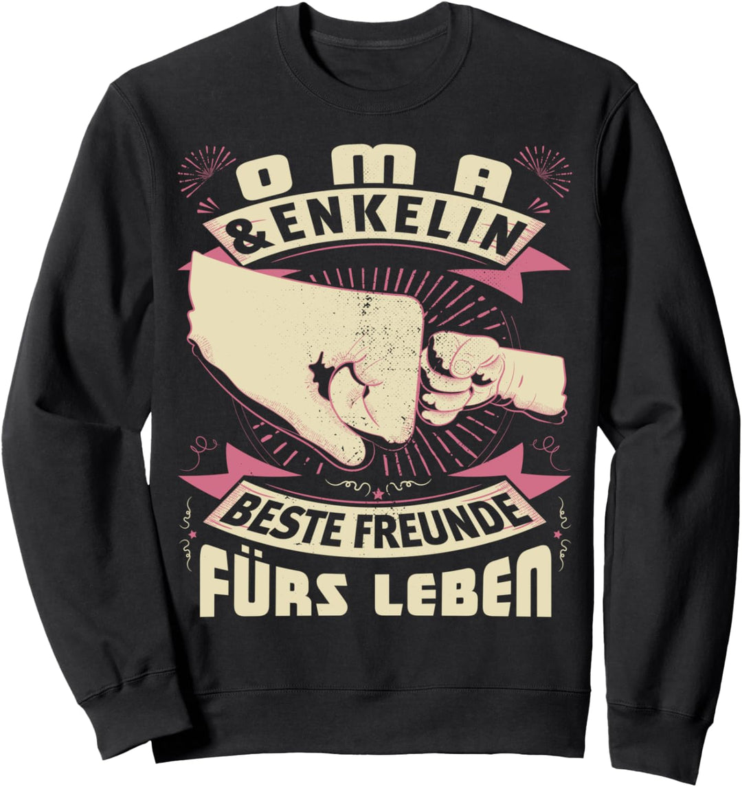 Oma Enkelin Partnerlook Grossmutter Muttertag Lustig Geschenk Sweatshirt