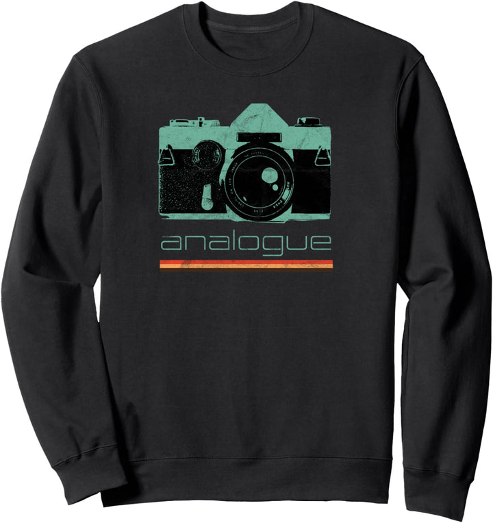 Vintage Fotograf Analog SLR Kamera Retro Film Lens Photo Sweatshirt
