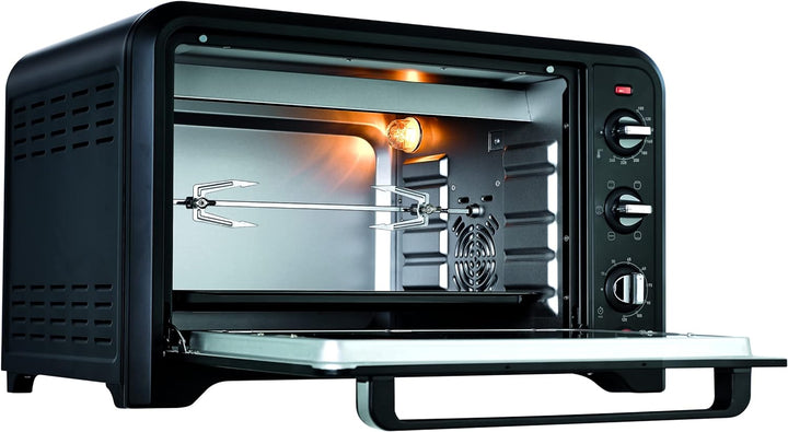 Moulinex ox485810 Backofen Optimo Schwarz 39 L Umluft dreht sich Brosche 2000 W 2000 W 39 L