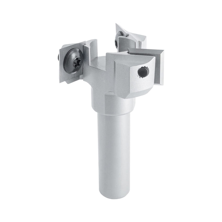 ENT 20439 Wendeplatten Planfräser Schaft (S) 12 mm, Durchmesser (D) 39 mm, NL 12 mm, dreischneidig,