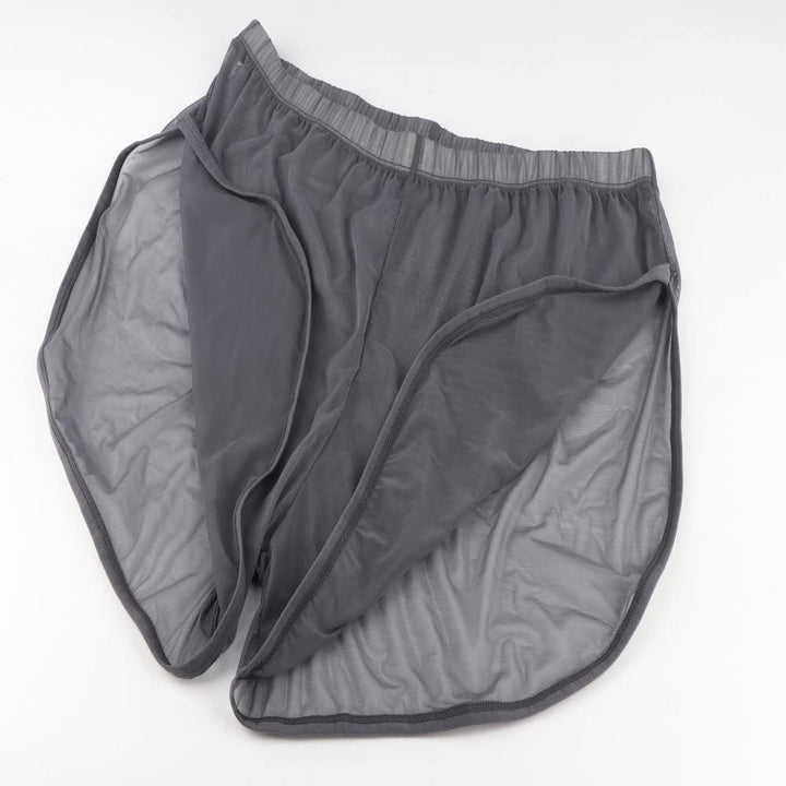 Herren Boxershorts Transparent Leicht Luftig Atmungsaktiv Bequem Geeignet für den Sommer Schwarzblau