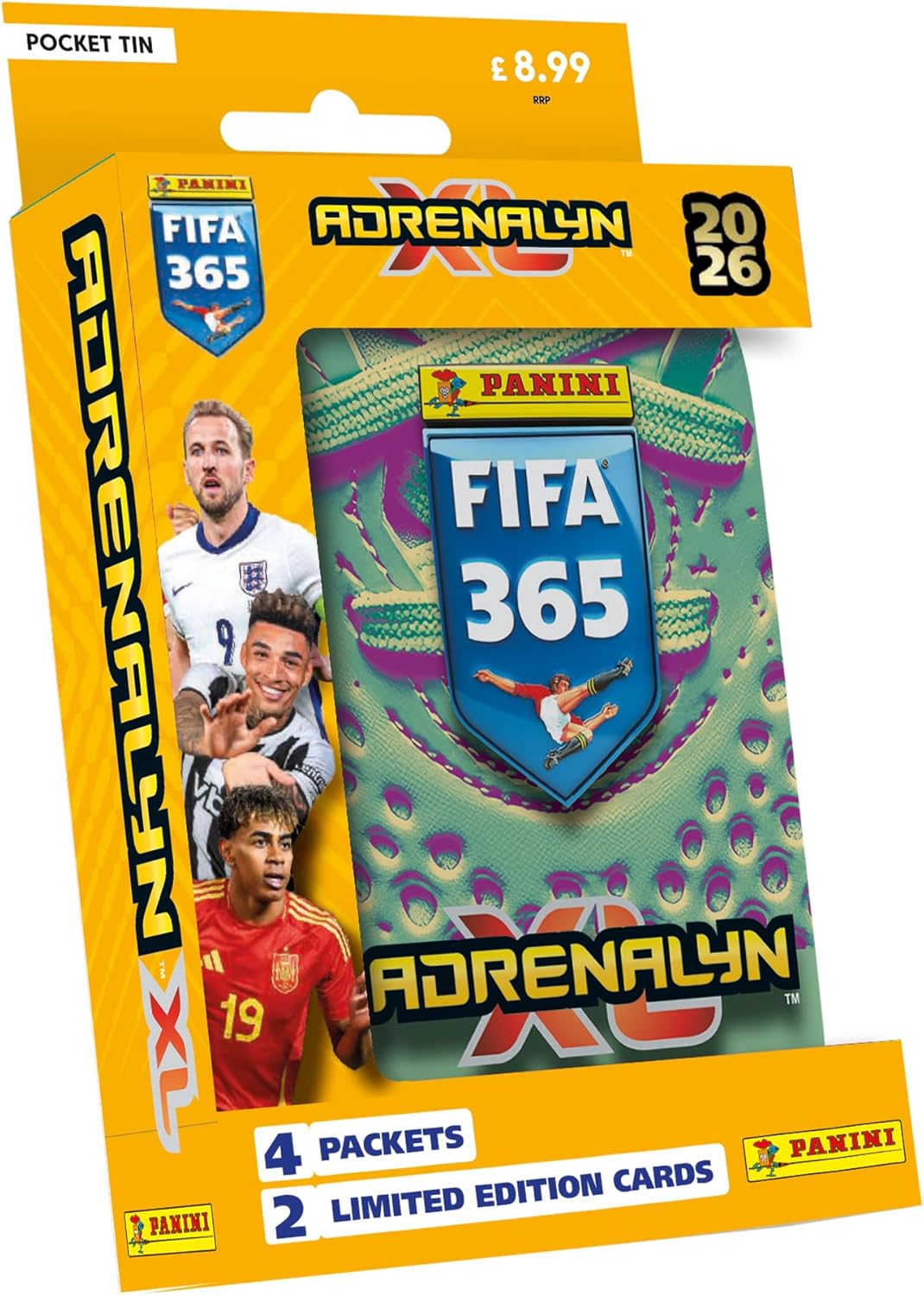 Panini FIFA 365 Adrenalyn XL Sammelkarten - Pocket Tin Taschendose, Taschendose