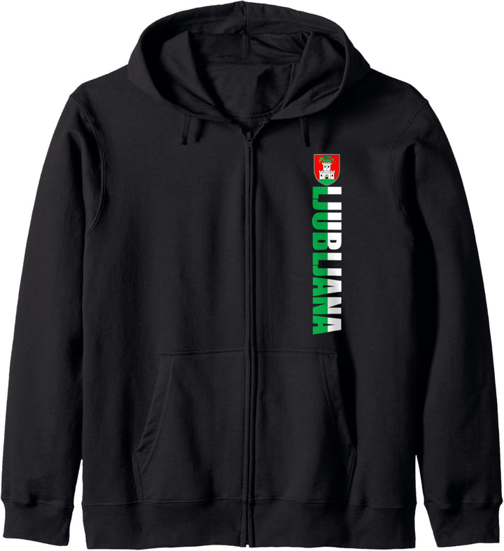 Coat Of Arms Of Ljubljana Souvenirs Republic Of Slovenia Kapuzenjacke