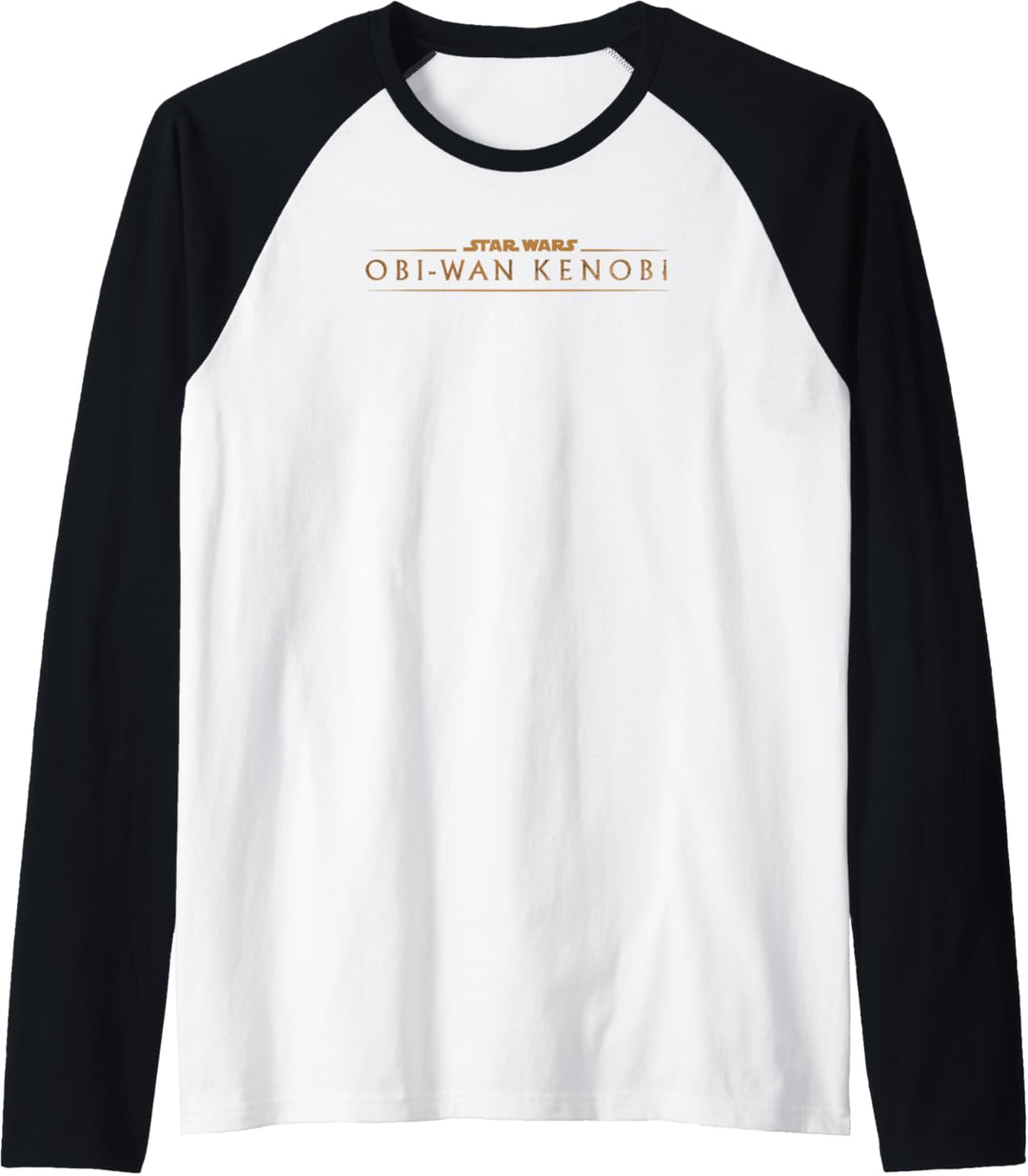 Star Wars: Obi-Wan Kenobi Golden Text Logo Raglan