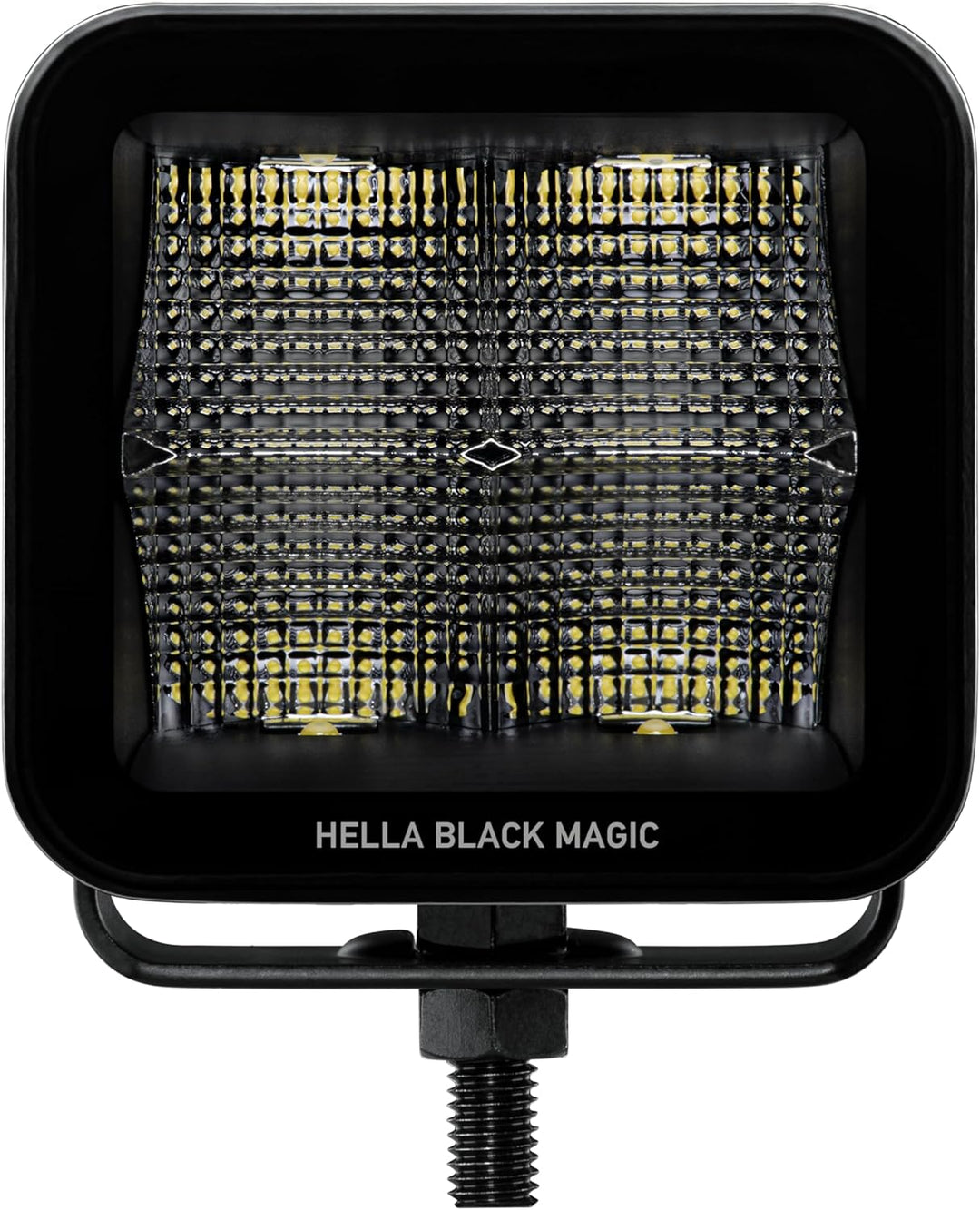 HELLA 1FA 358 176-811 LED-Fernscheinwerfer - Black Magic Cube Kit 3.2" - 12/24V - Anbau - Kabel: 500
