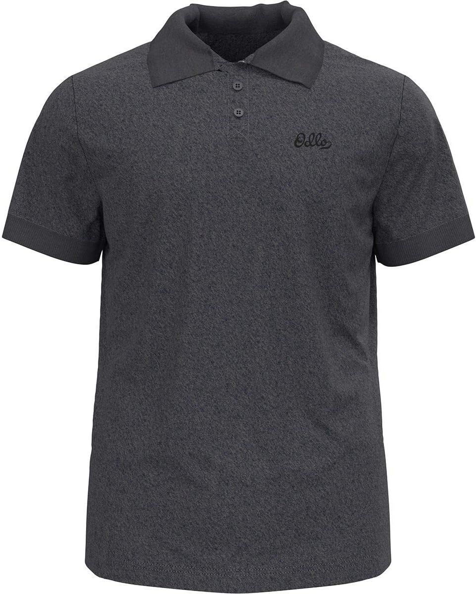 Odlo Herren Nikko_550312 Kurzarm Polo Shirt XL Odlo Graphite Grey Melange, XL Odlo Graphite Grey Mel