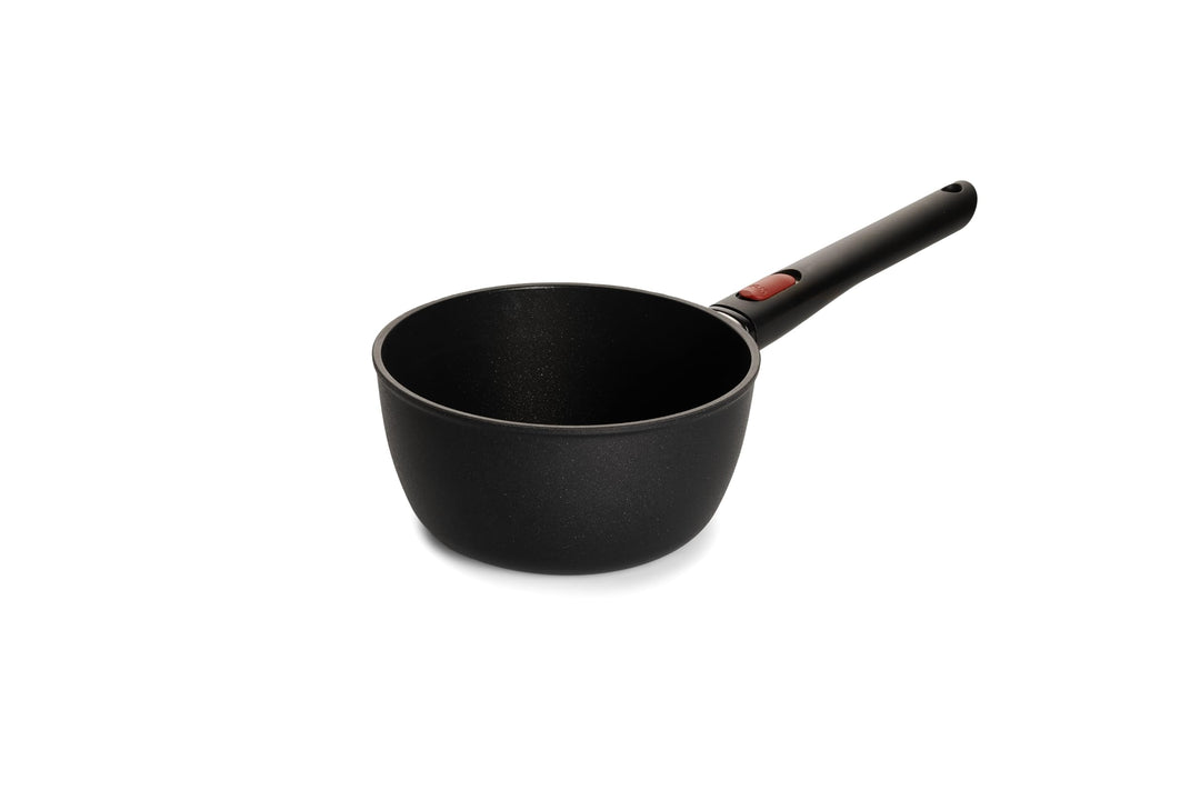 Woll Eco Lite QXR Stieltopf - Induktiv - Ø 18 cm, 9 cm hoch, 1.6 Liter, mit abnehmbarem Stiel - Geei