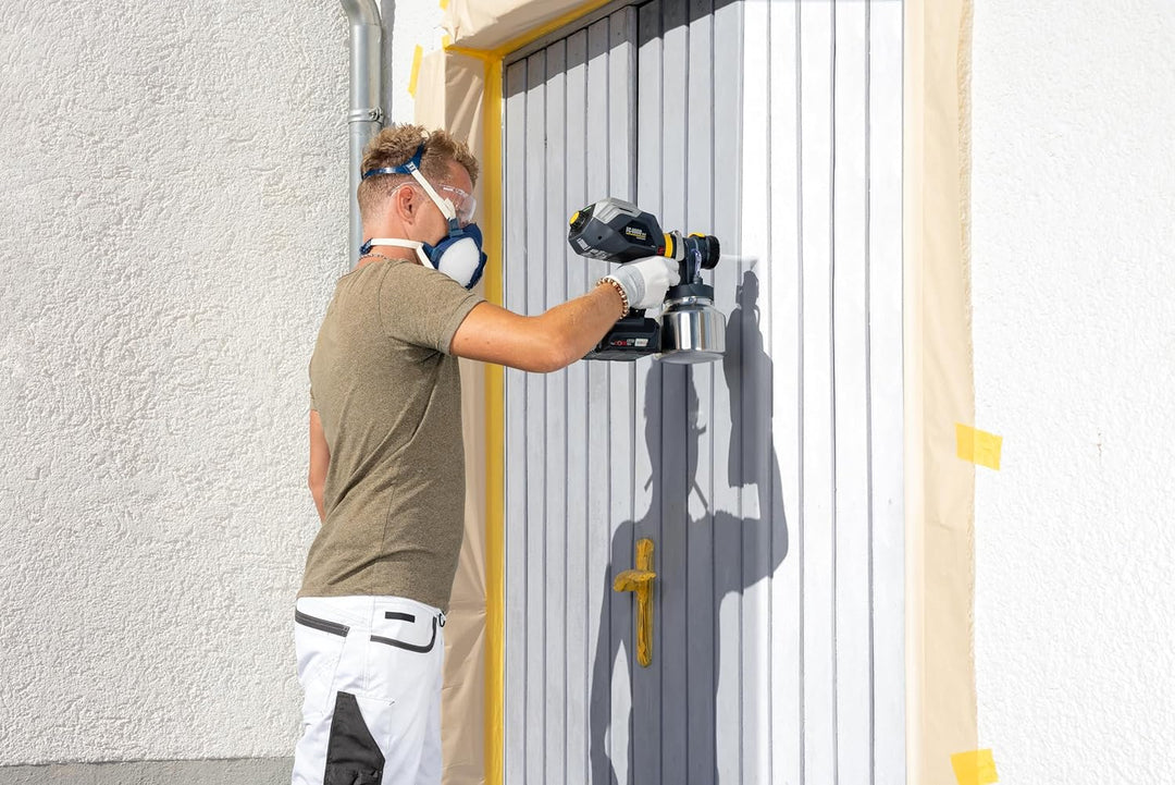 WAGNER FinishControl 4000 18V StandardSpray Kit - das mobile XVLP Akku-Farbsprühsystem inkl. Akku FC