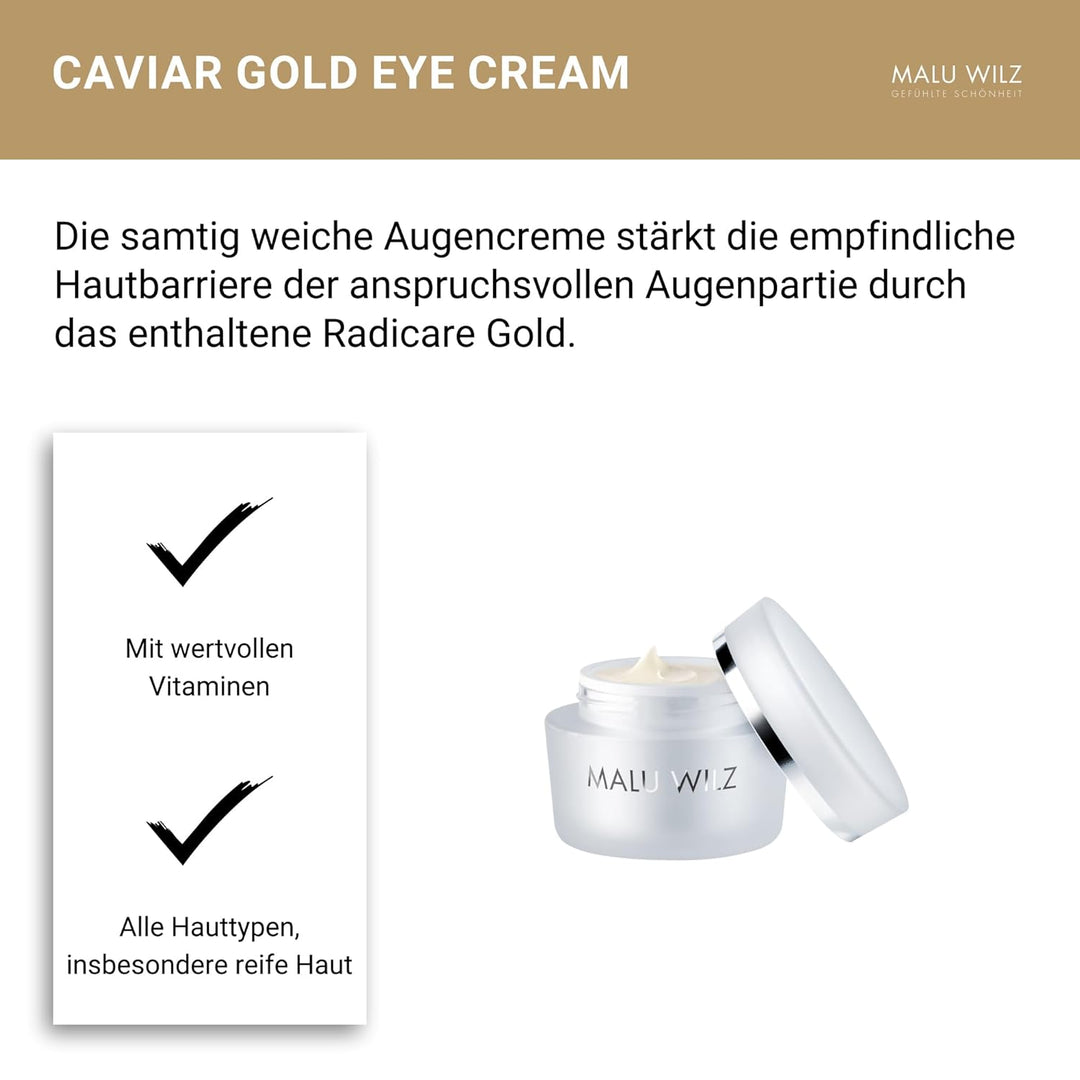 Malu Wilz Kosmetik Caviar Gold Eye Cream 15 ml