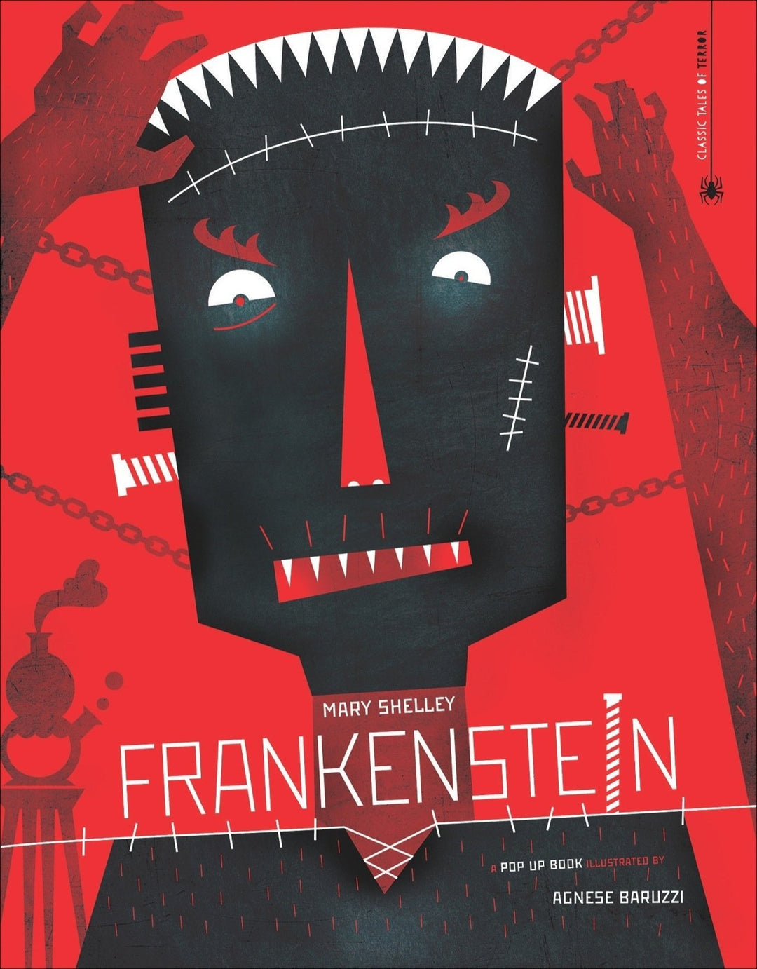 Frankenstein - als Pop-up Buch aufbereitetet. Mit beeindruckenden 3D- Effekten, gestaltet von der Pa