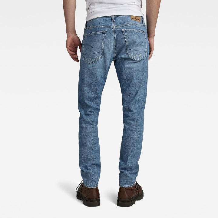 G-STAR Herren 3301 Slim Fit Jeans 27W / 30L Blau (Faded Niagara Restored 51001-d316-g007), 27W / 30L
