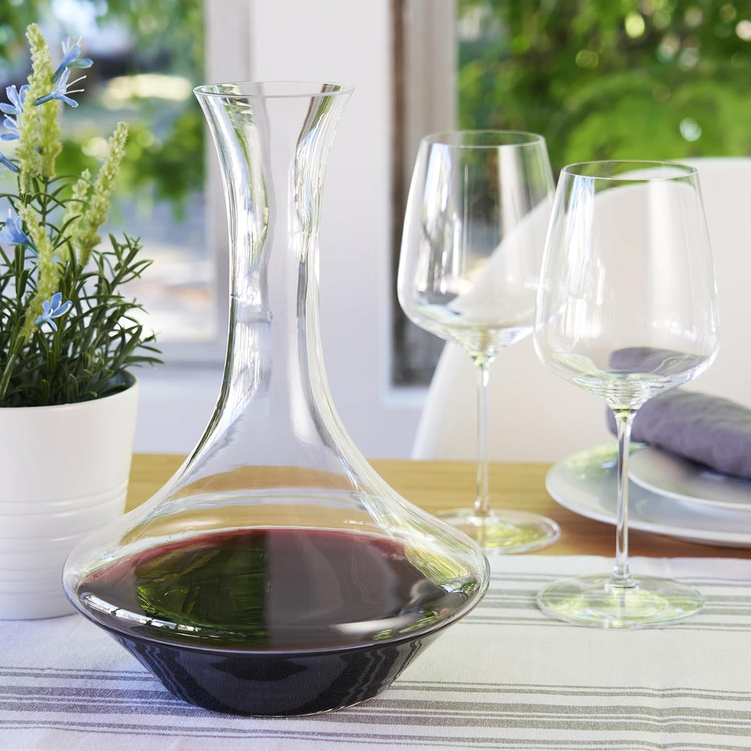 Spiegelau Dekanter Rotwein und Weisswein 1 Liter, Authentis, 7240257, Weinkaraffe aus Kristallglas,