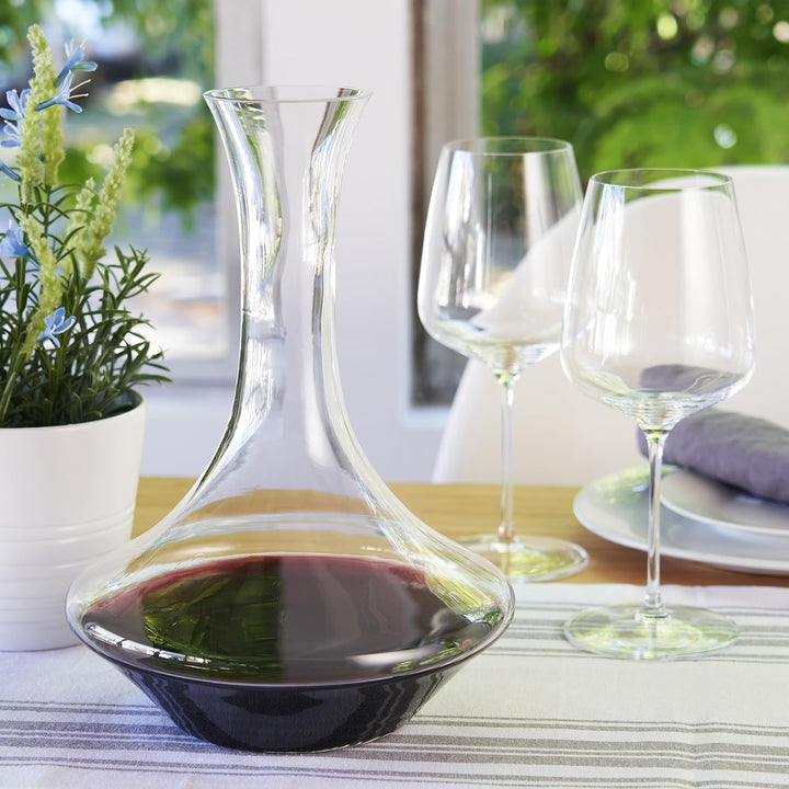 Spiegelau Dekanter Rotwein und Weisswein 1 Liter, Authentis, 7240257, Weinkaraffe aus Kristallglas,