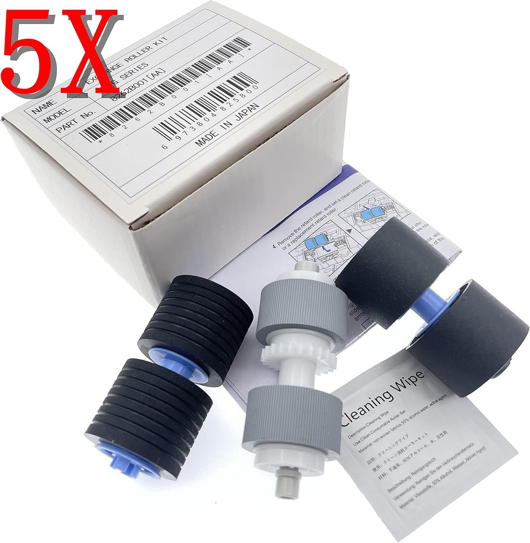 5SET X 8262B001 3601C002 Tonabnehmer-Rollen-Set, kompatibel mit Canon DR-G1100 DR-G1130 DR-G2090 DR-