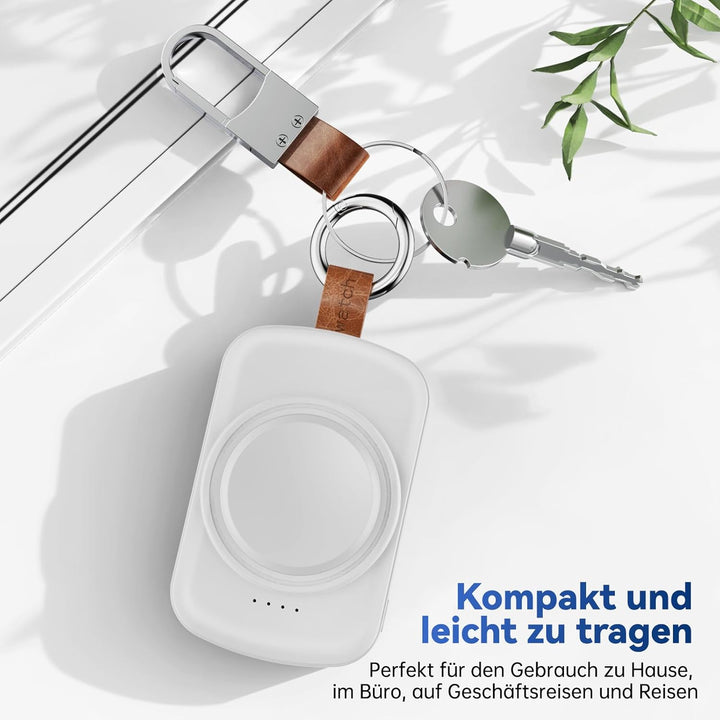 Ladegerät für Samsung Galaxy Watch,1800 mAh tragbares Ladegerät für Samsung Galaxy Watch 8/8 Classic