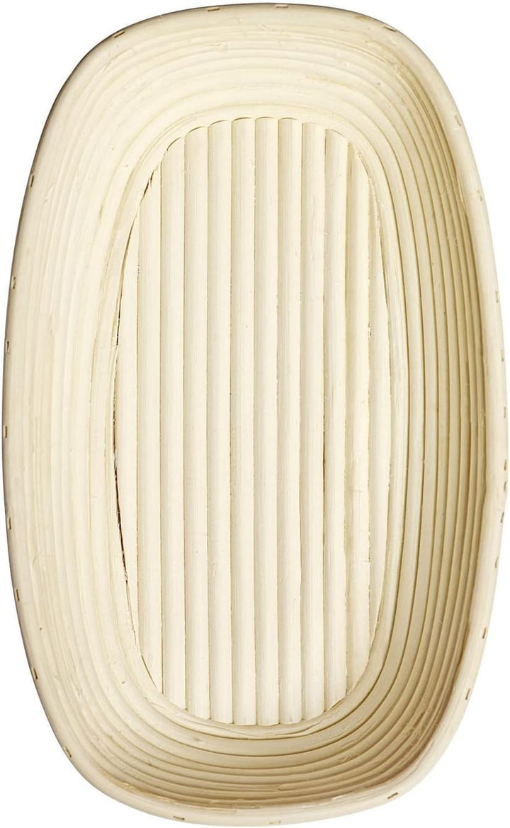 Westmark Gärkörbchen-Set, 2tlg., Gärkörbchen oval + Bezug, Peddigrohr/Baumwolle, Hellbeige/Beige, 32