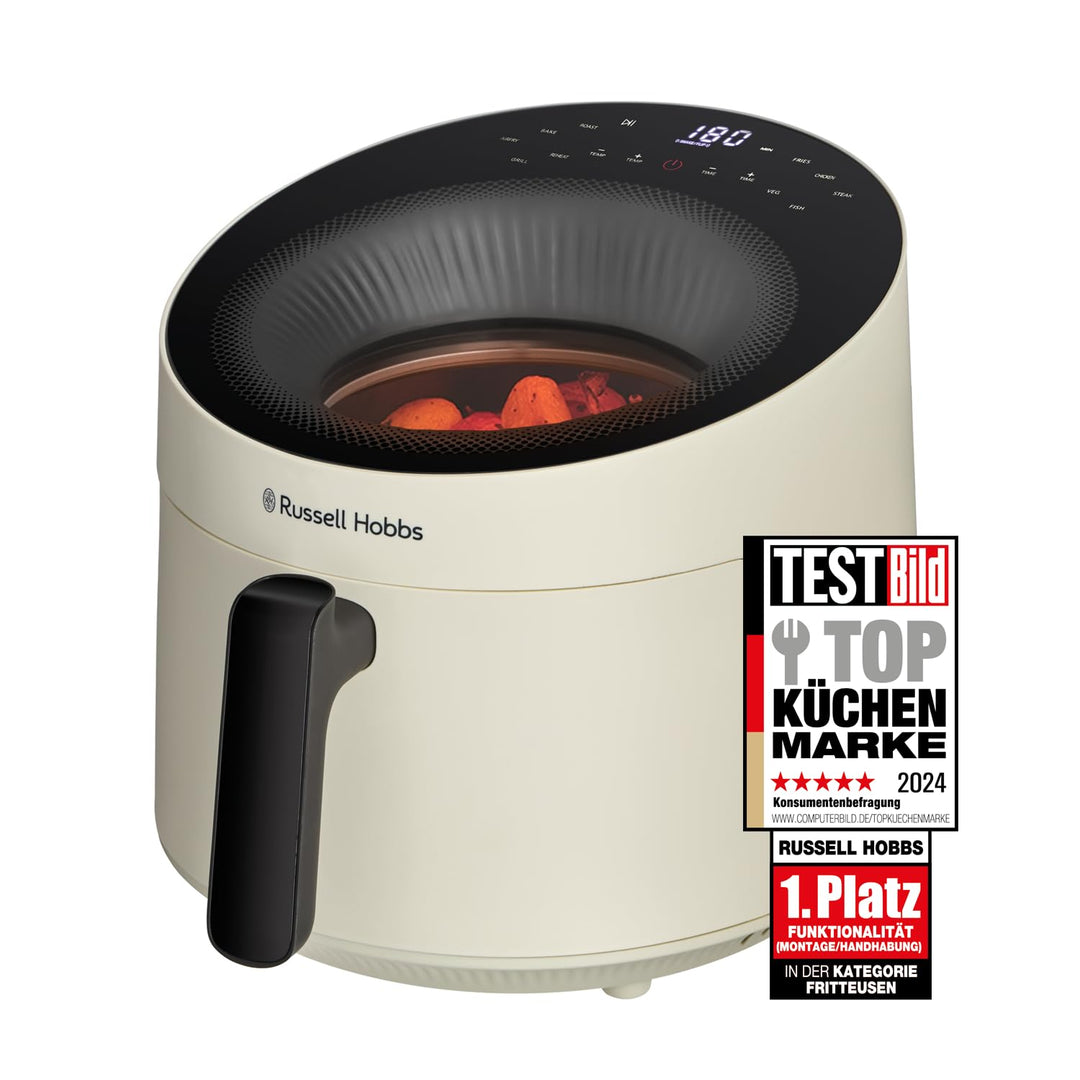 Russell Hobbs Heissluftfritteuse 5L [10 Programme|mit Sichtfenster] AirFryer (Fritteuse ohne Öl, Fri