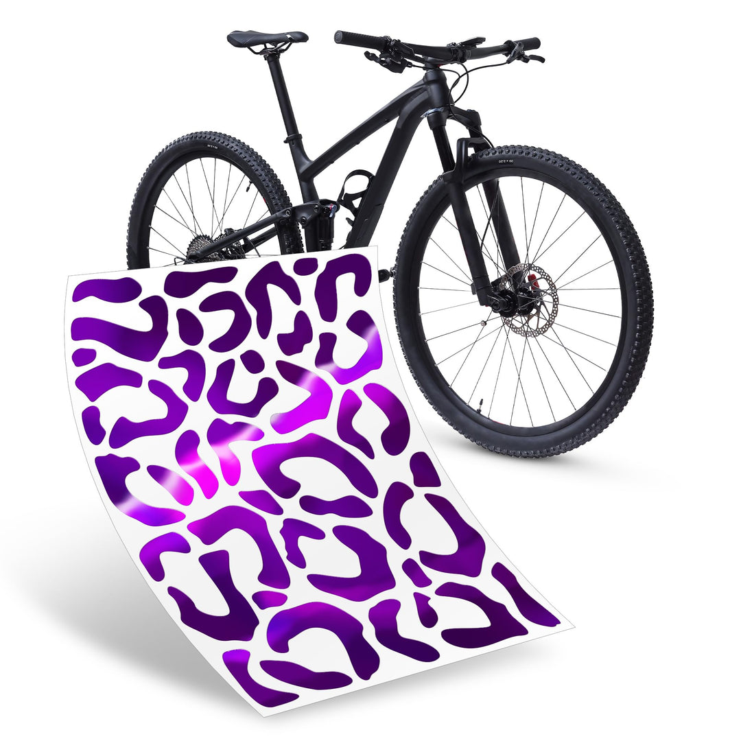 Riesel Design ® Fahrrad Aufkleber Set, 20 x 15 cm, Sticker Kit für Rahmen und Helme, Witterungsbestä