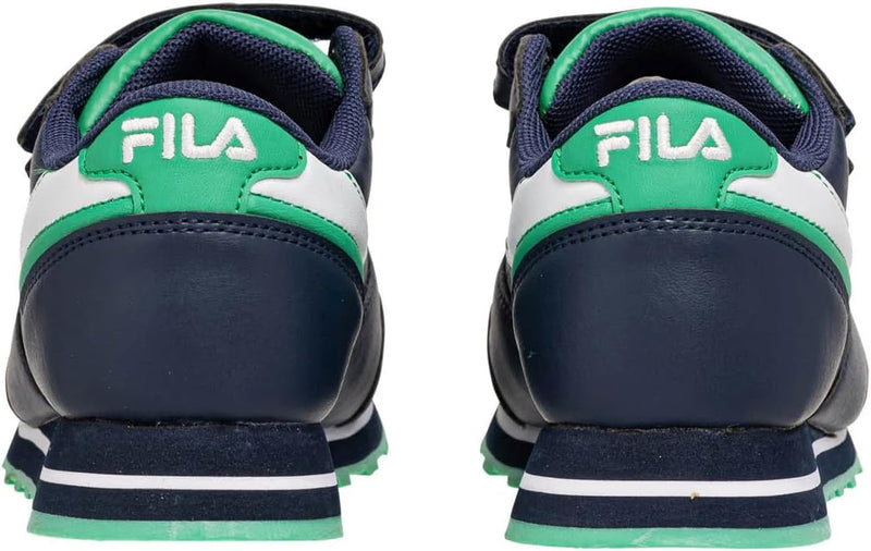 FILA Unisex Kinder Orbit Velcro Kids Sneaker 34 EU Fila Navy Deep Mint, 34 EU Fila Navy Deep Mint