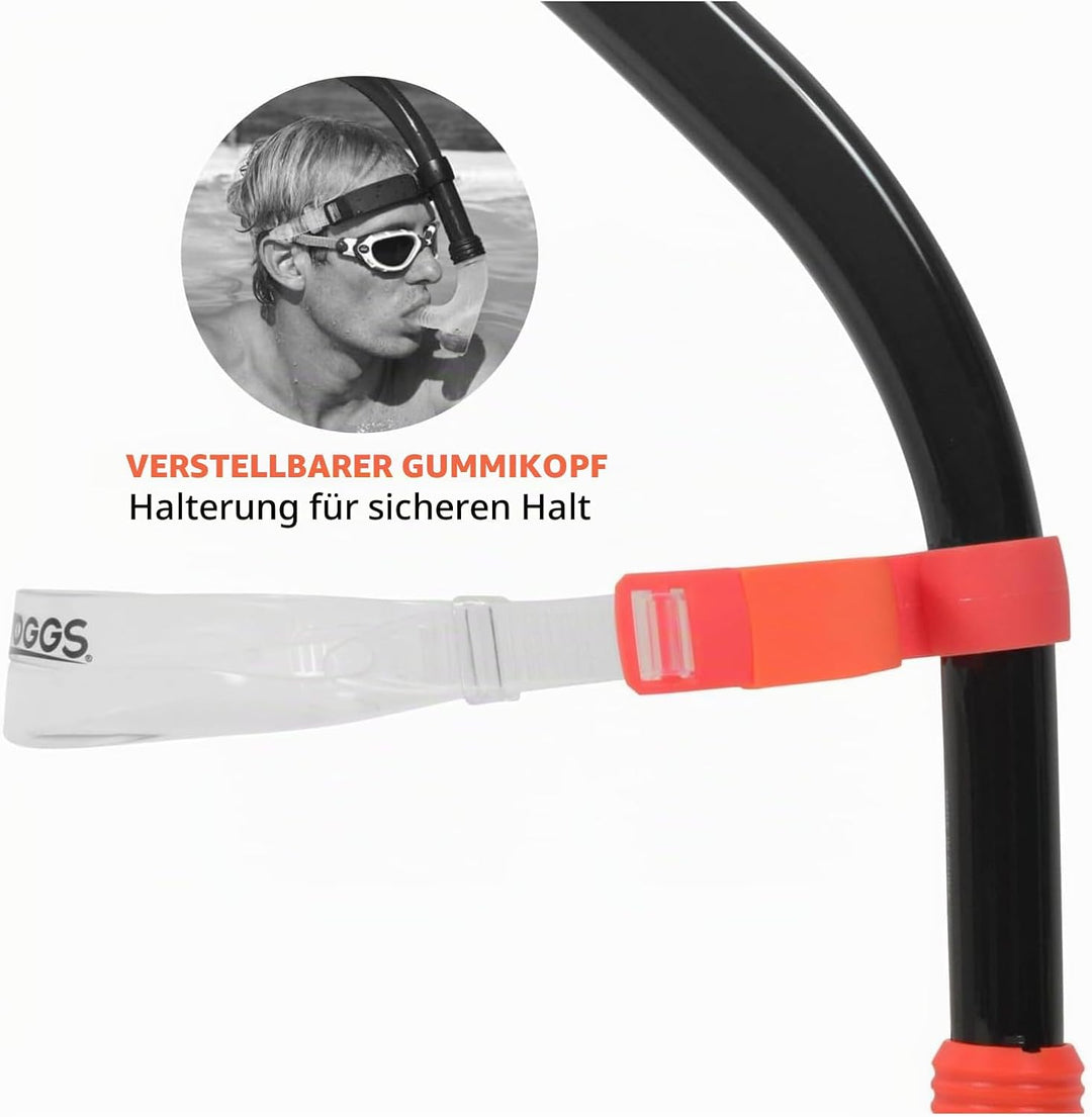 Zoggs Centre Line Snorkel, Trainingshilfe, Orange Einheitsgrösse