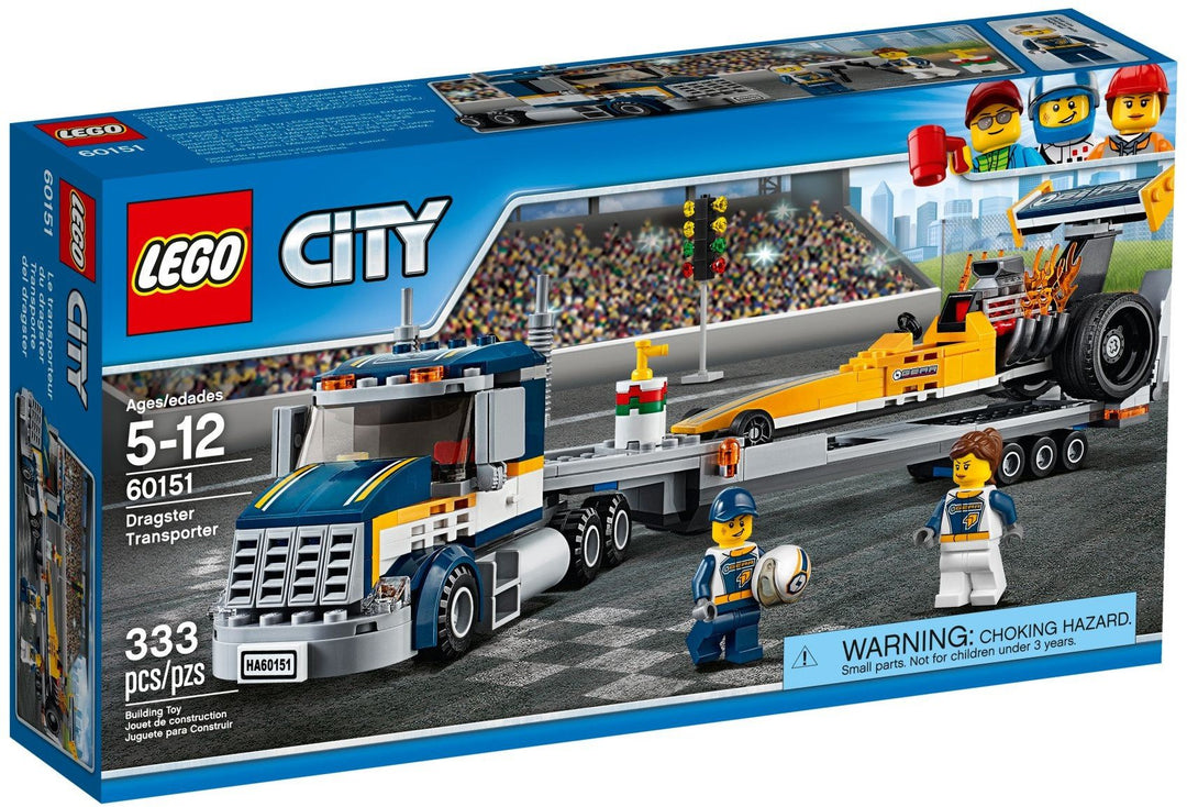 LEGO City 60151 - Dragster-Transporter