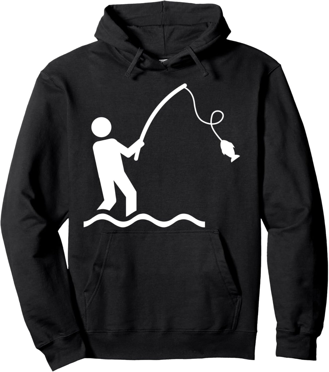Angler am Meer Pullover Hoodie