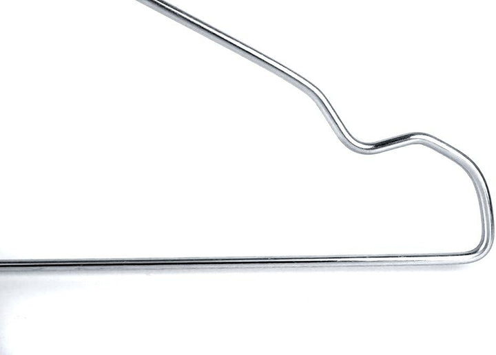 Drahtbügel 50 Stück, extra Starke Metall-Kleiderbügel mit 3,0mm, hochwertig verzinkt mit Kerben