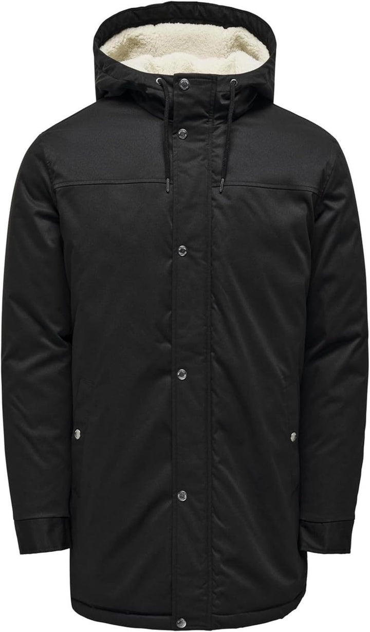 ONLY & SONS Herren Jacke 22025690 M Schwarz, M Schwarz