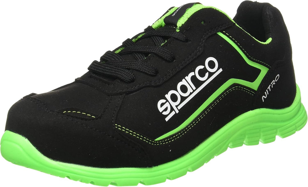 Sparco Unisex Nitro Industrial Shoe, Black, 46 EU