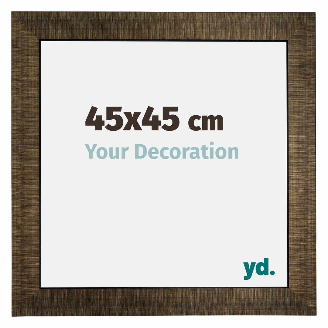 yd. Your Decoration - Bilderrahmen 45x45 cm - Bilderrahmen aus Holz mit Acrylglas - Antireflex - Aus