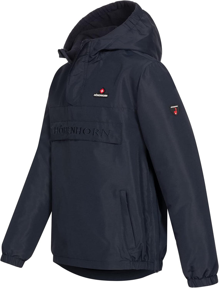 Höhenhorn Craxel Kinder Jungen Mädchen Jacke Windbreaker Gefüttert mit Brusttasche 176 Dunkelblau, 1
