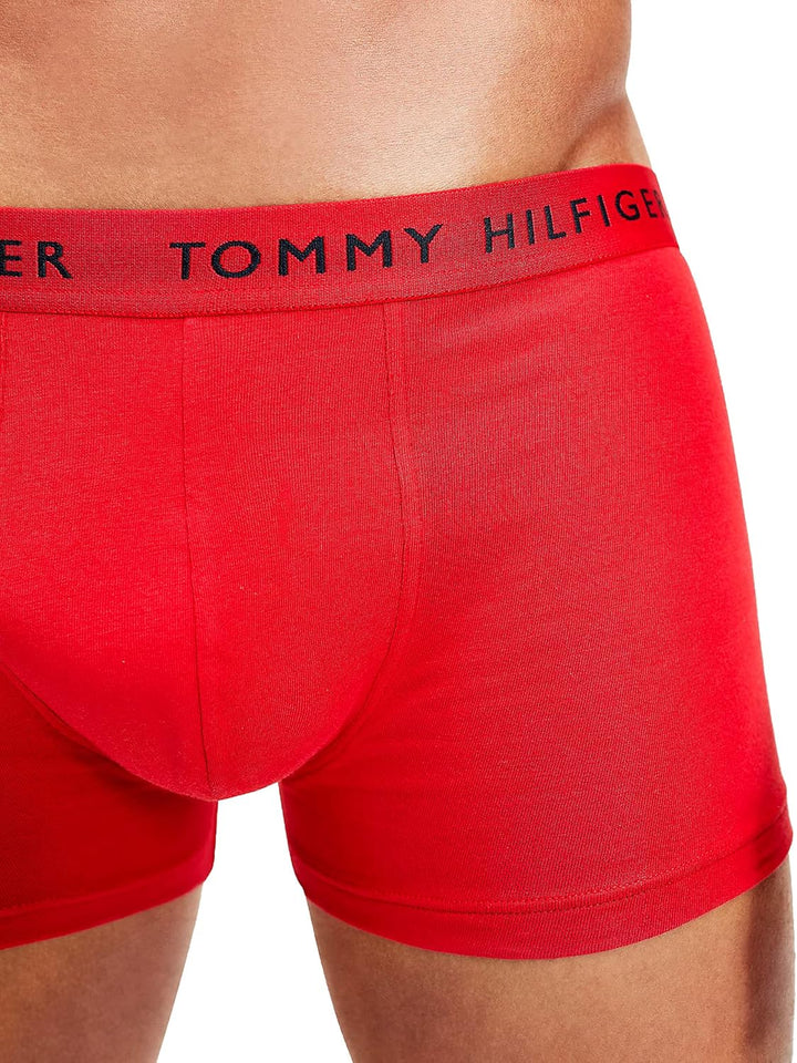 Tommy Hilfiger Underwear-Slips/Boxershorts Herren XL Mehrfarbig (White/Desert Sky/Primary Red), XL M