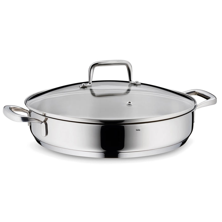 Kela 10186 Flavoria Servierpfanne, 18/8 Stainless Steel, Rostfrei, Servierpfanne